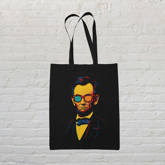 Lincoln Pop Art Tote Bag