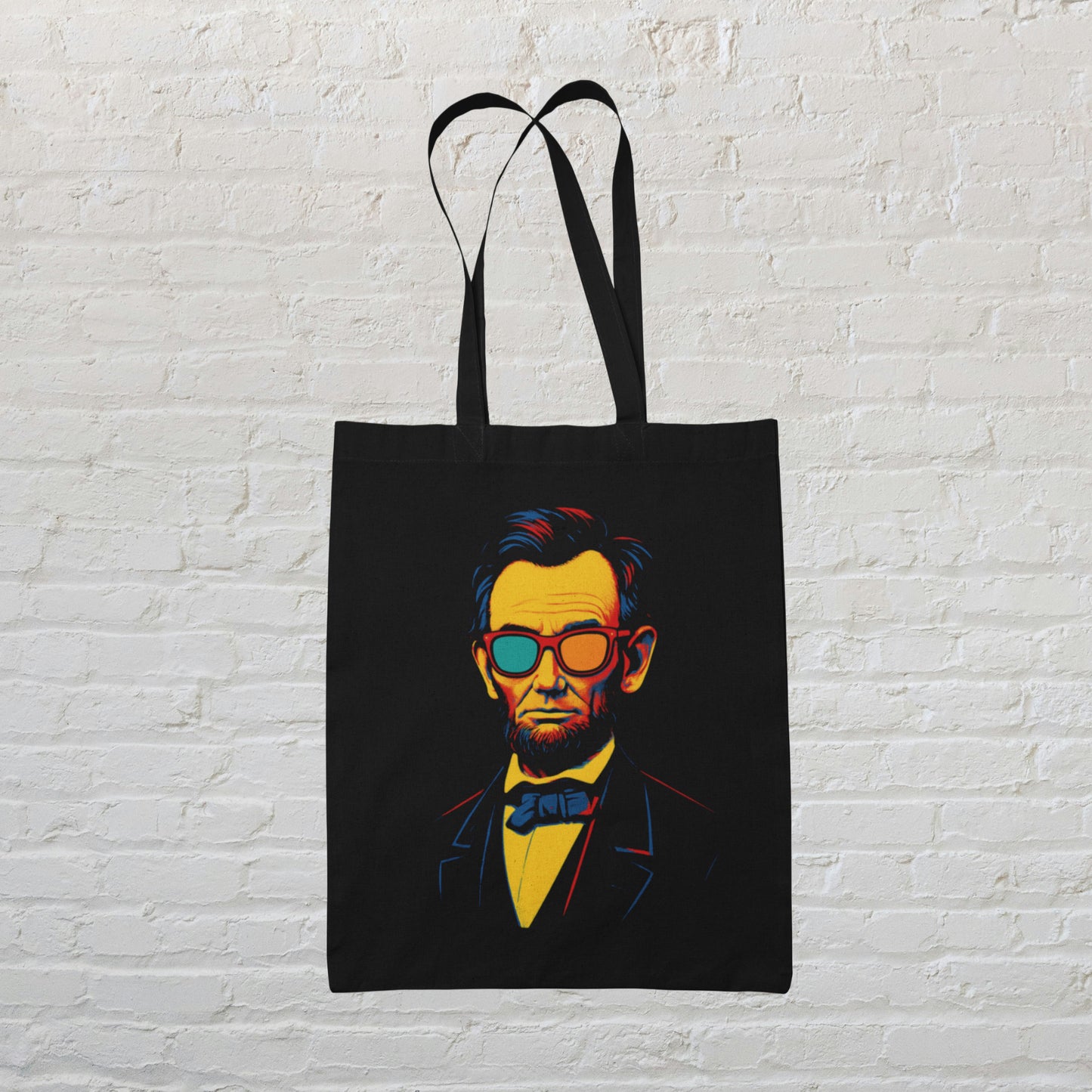 Lincoln Pop Art Tote Bag